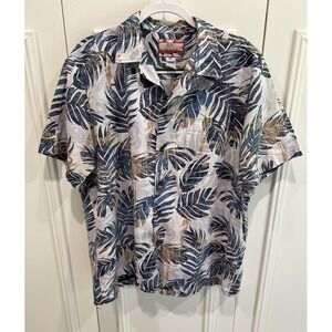 Vintage RJC Made In Hawaii Hawaiian Shirt Men's XL Beach Vacation Camp READ